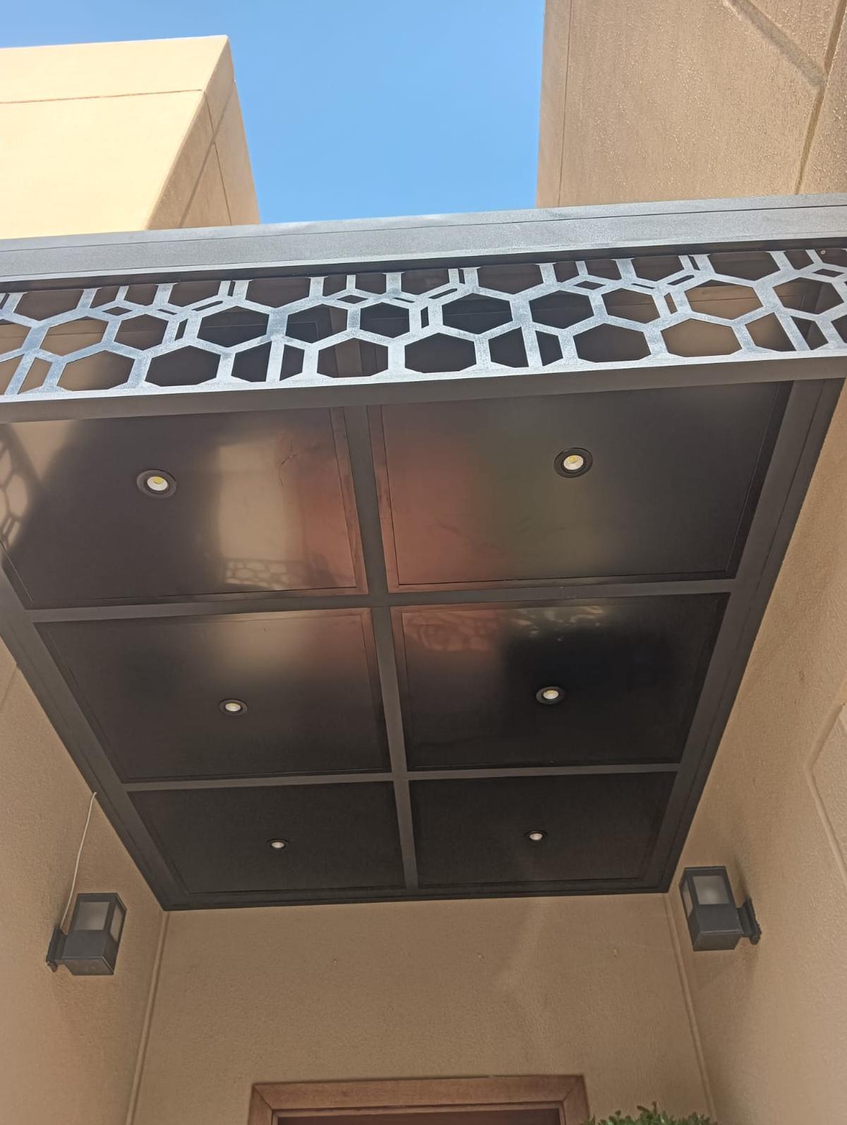 Canopy underside laser cut detail